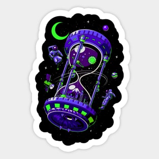 world hourglass Sticker